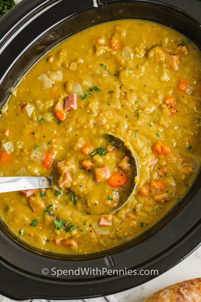 Crockpot Split Pea Soup Recipe
