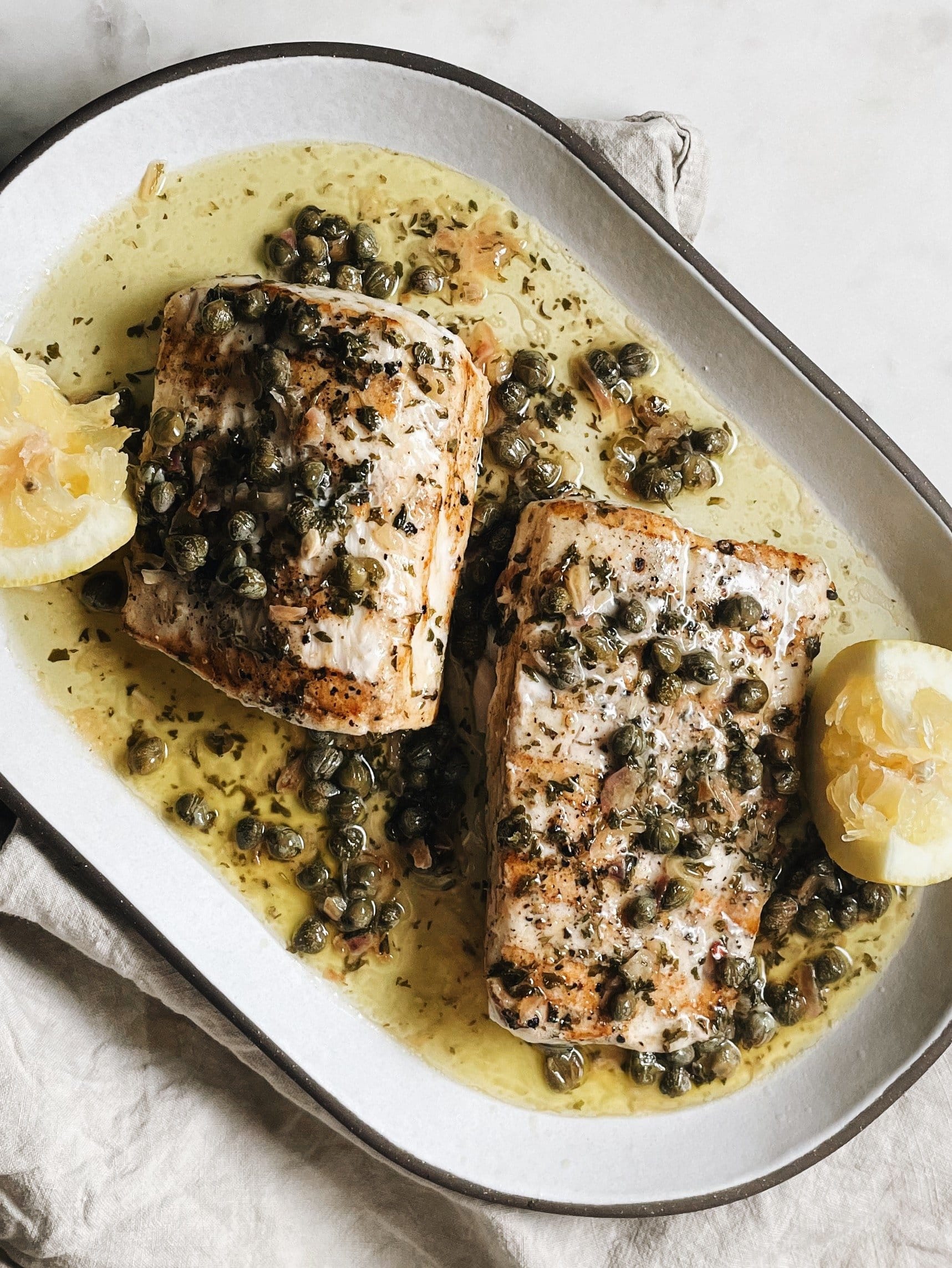 Lemon Caper Fish Recipe