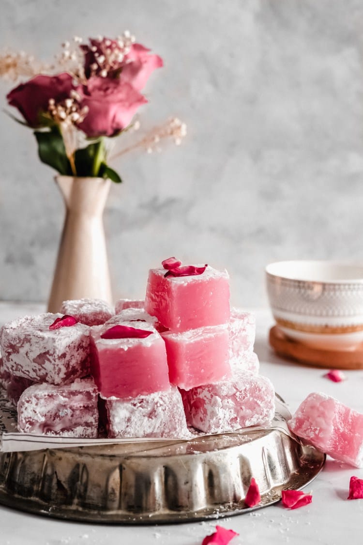 Turkish Delight with Rose Water Recipe