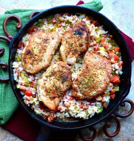 One-Pan Pork Chop and Rice Recipe