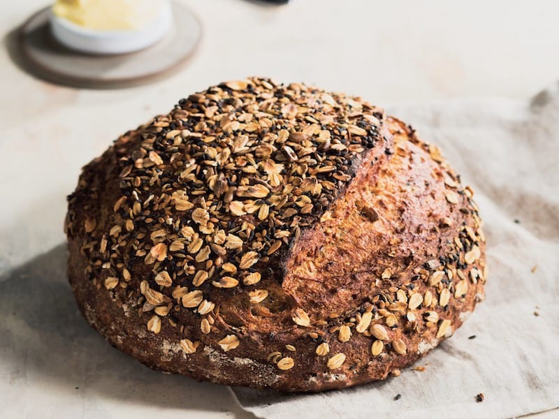 Dutch Oven Multigrain Bread Recipe