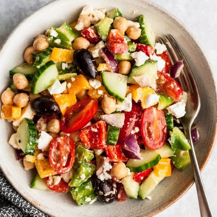 Greek Chickpea Salad Recipe