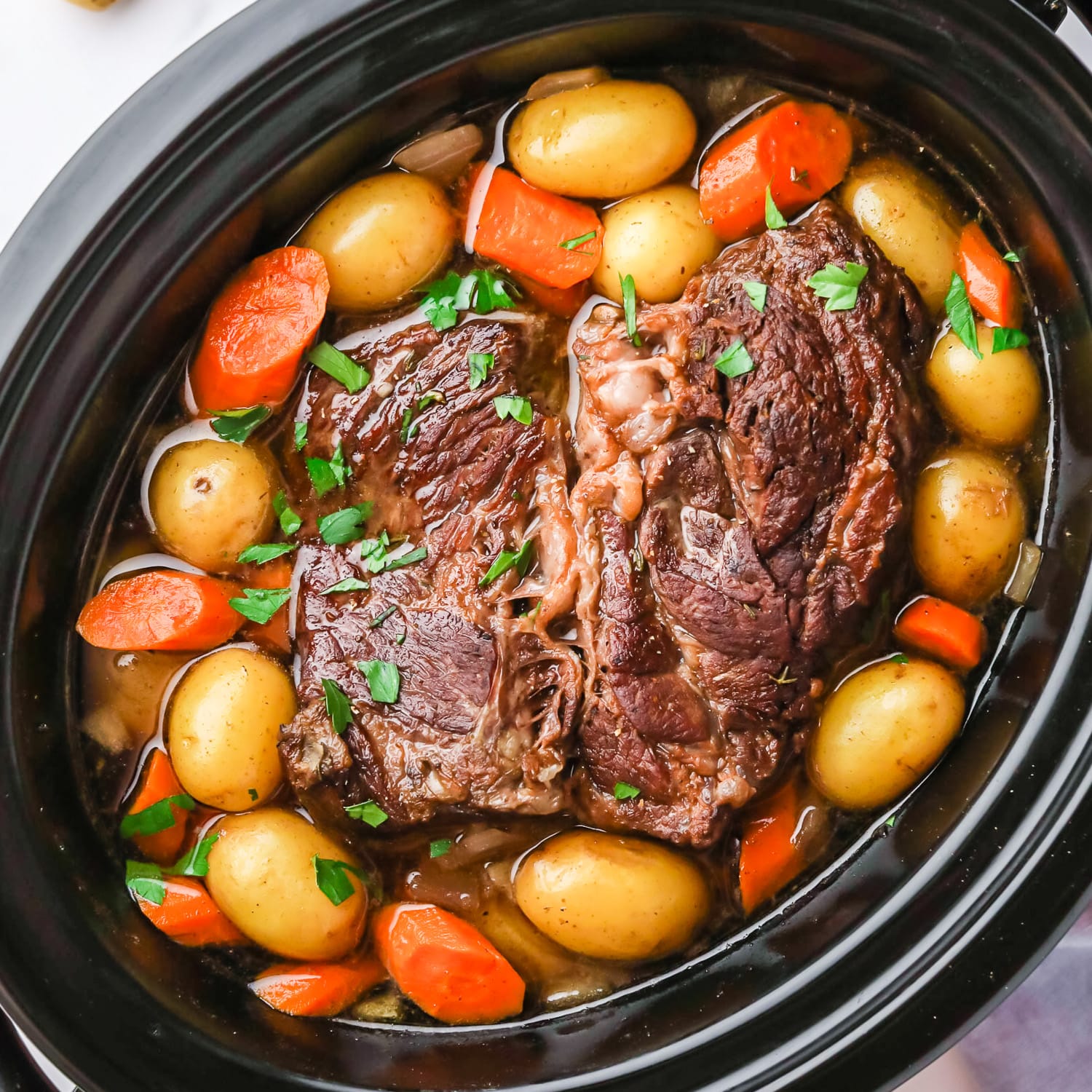 Easy Slow Cooker Pot Roast Recipe