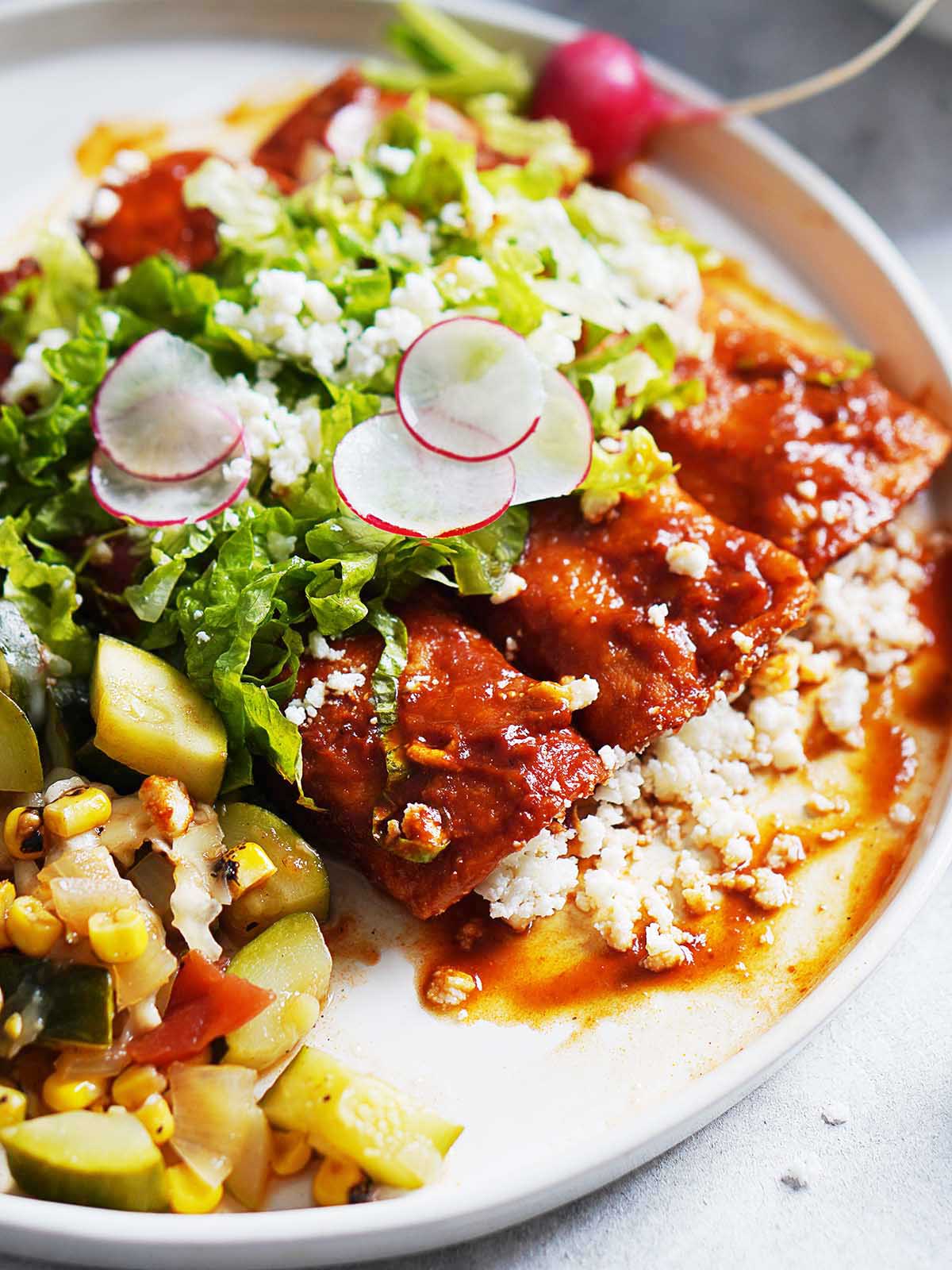 Restaurant-Style Enchiladas Rojas Recipe