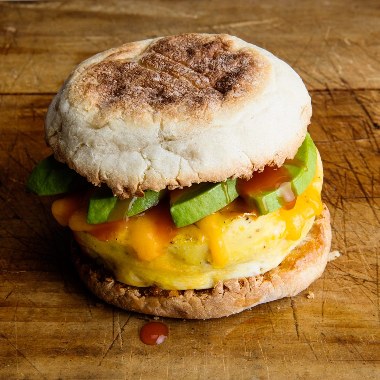 Microwave Egg and Cheese Breakfast Sandwich