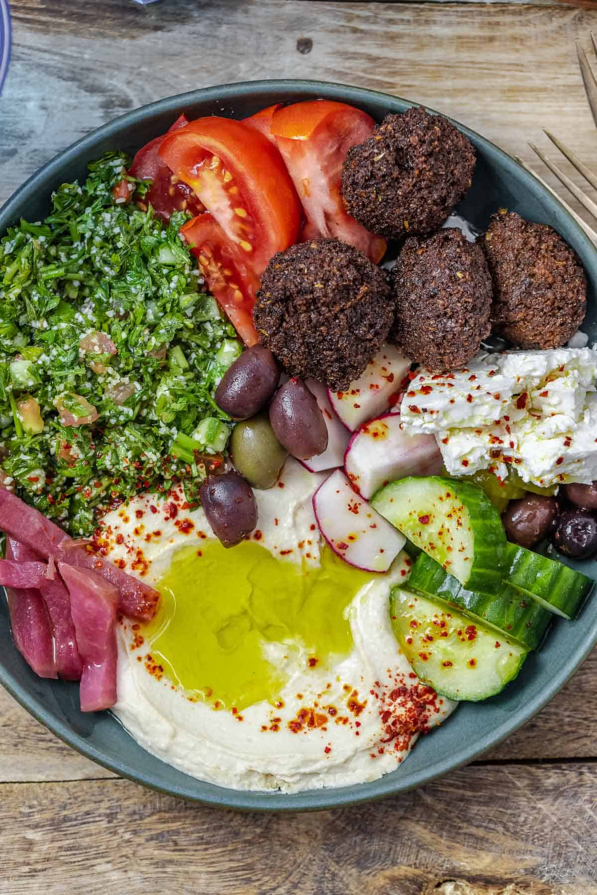 Mediterranean Falafel Bowl Recipe