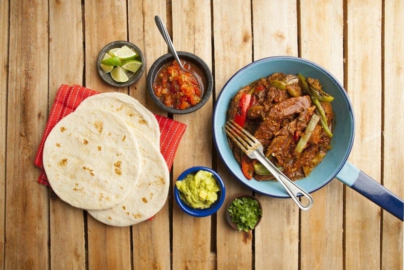 Family Style Fajitas Recipe