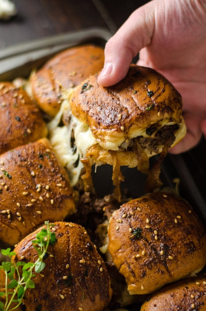 French Onion Beef Sliders Recipe