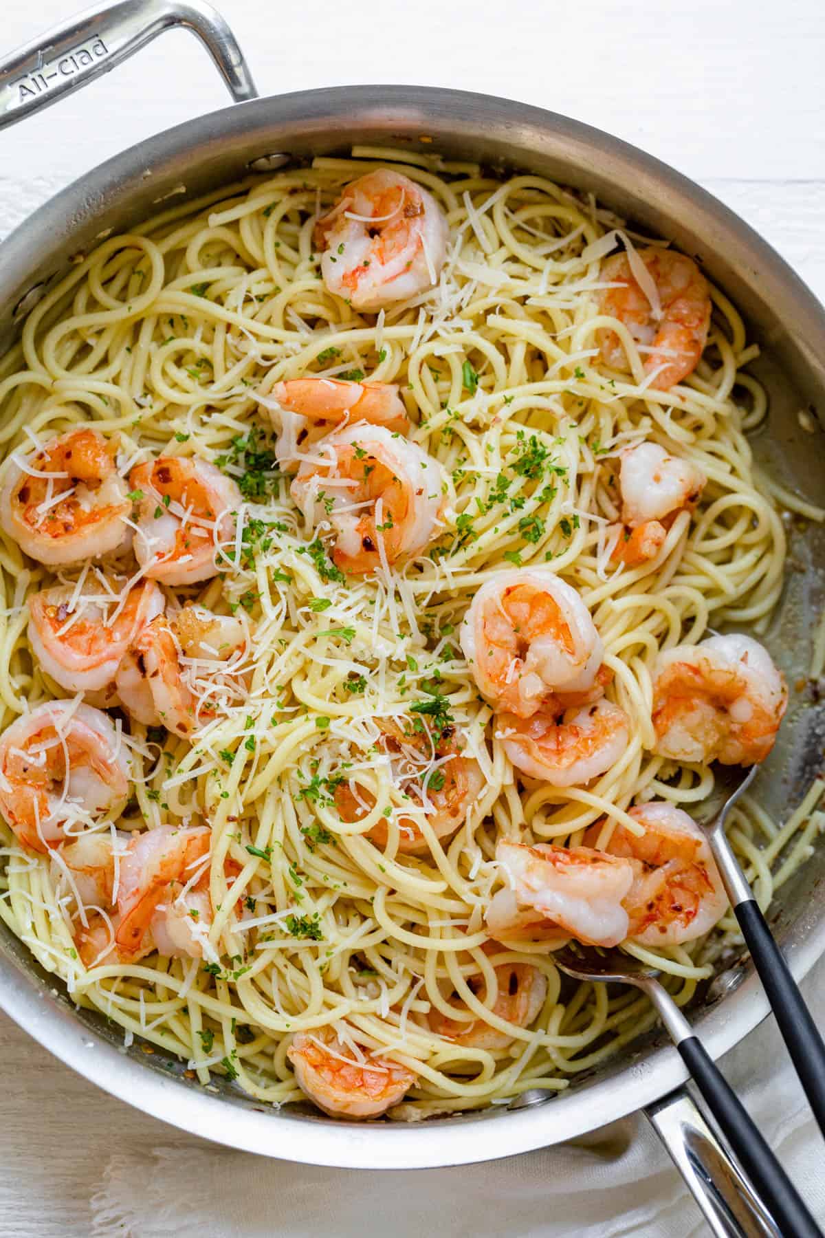 Quick Garlic Shrimp Pasta Recipe