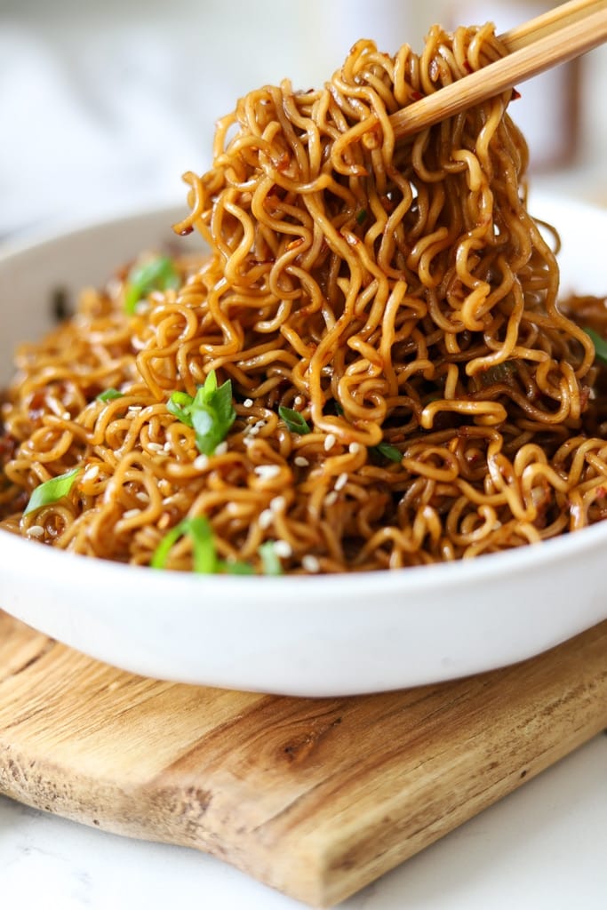 Garlic Chili Oil Ramen Noodles