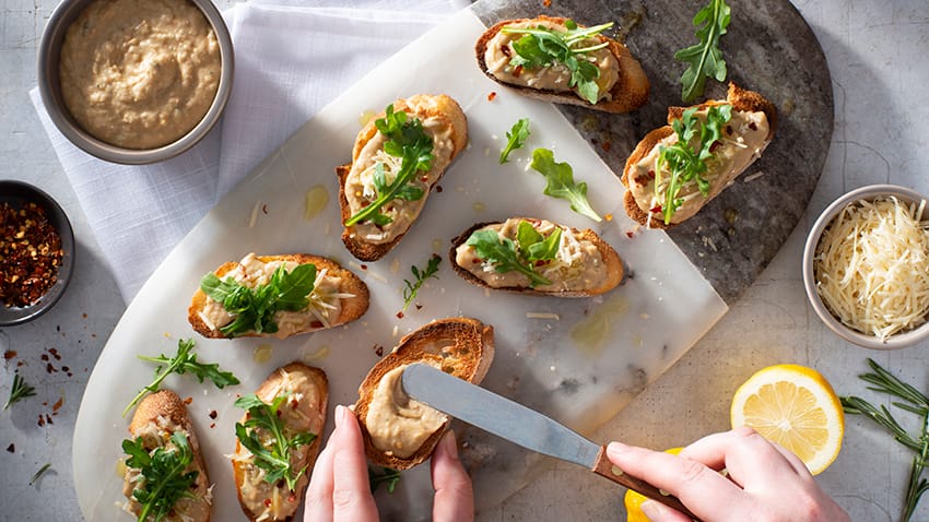 White Bean Crostini Recipe