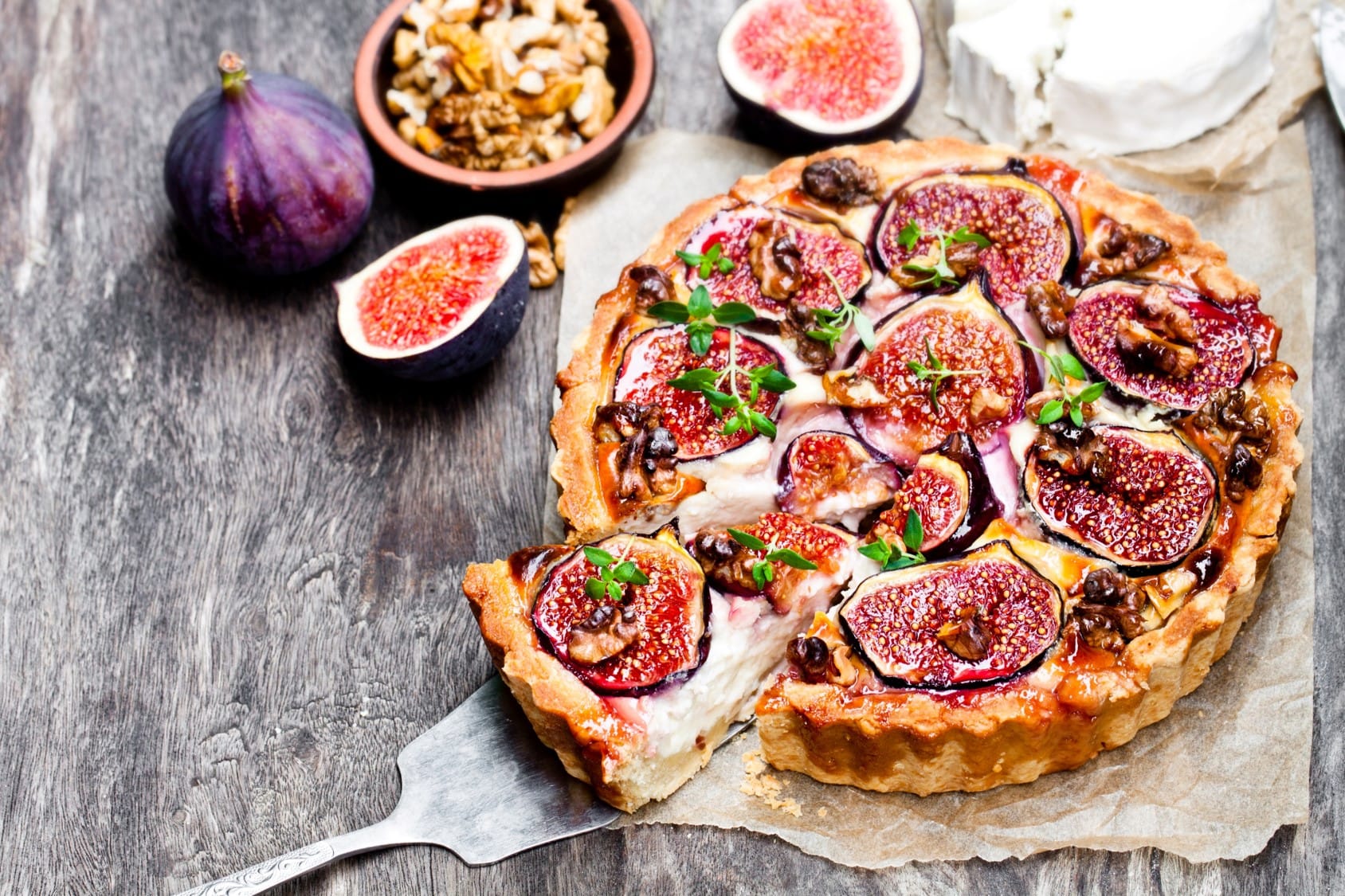 Fig and Goat Cheese Tart Recipe