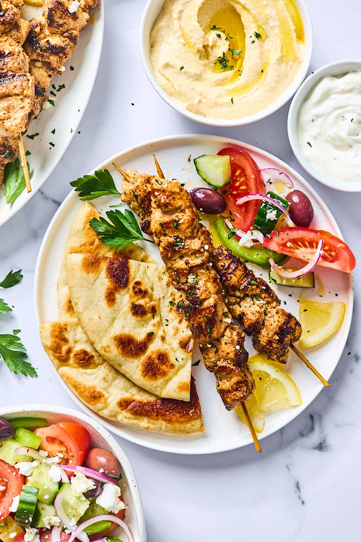 Greek Chicken Skewers Recipe