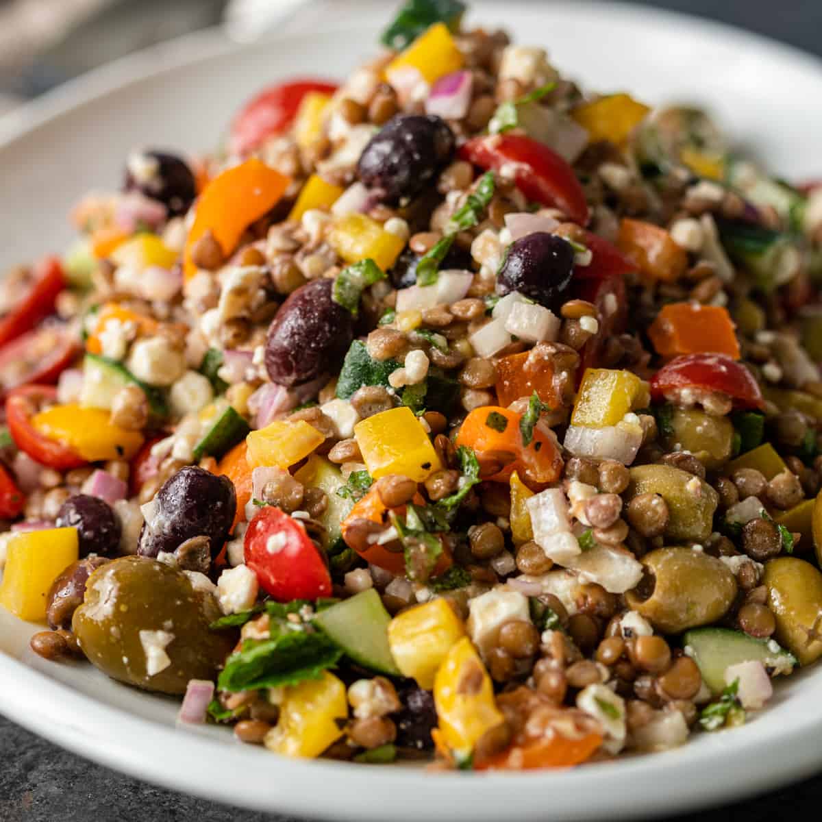 Greek Lentil Salad Recipe