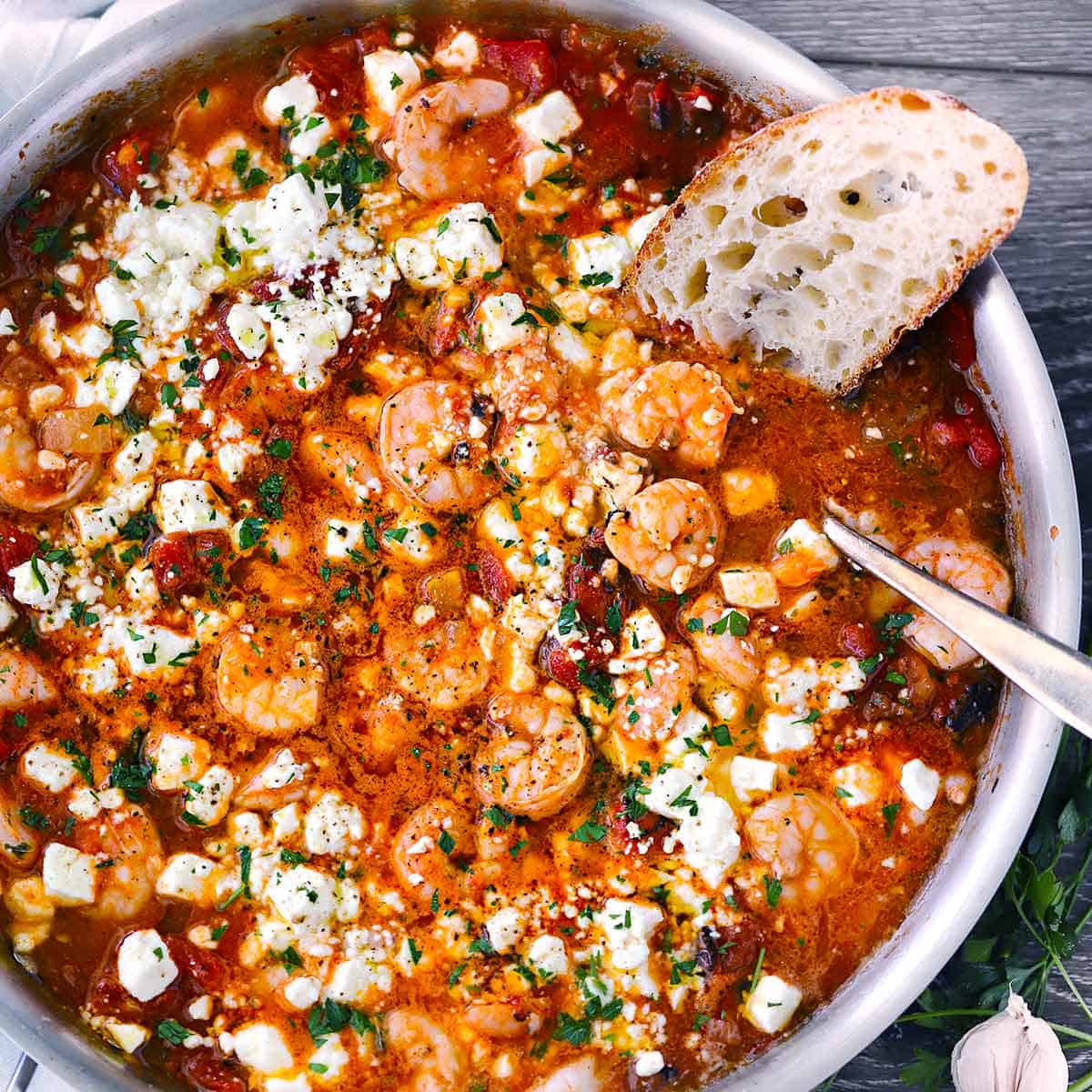Greek Island Shrimp with Feta Recipe