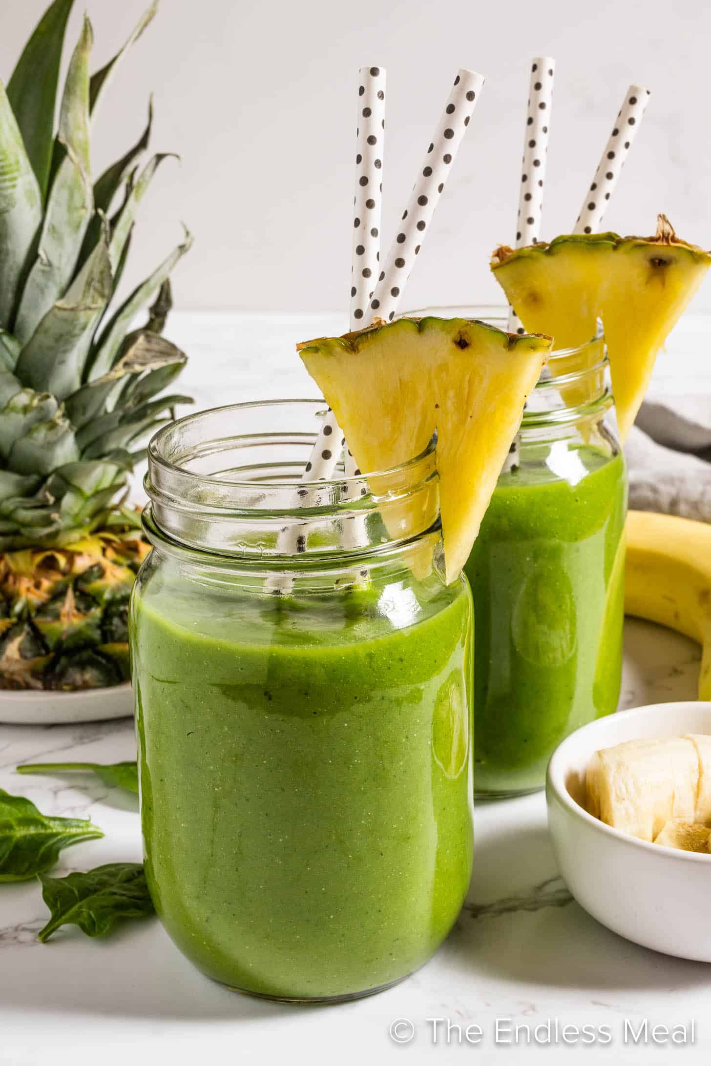 Quick Green Breakfast Smoothie