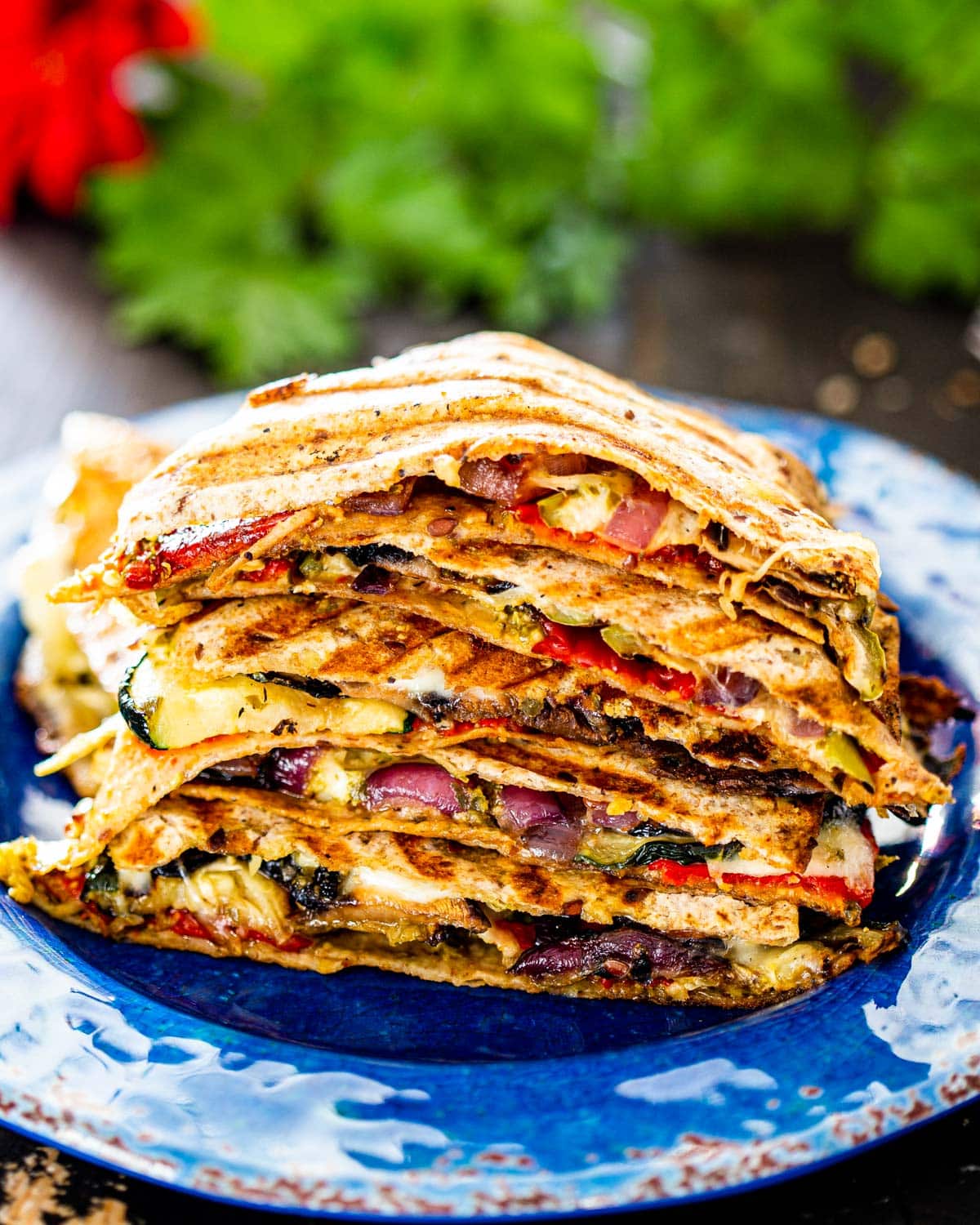 Roasted Vegetable Quesadillas