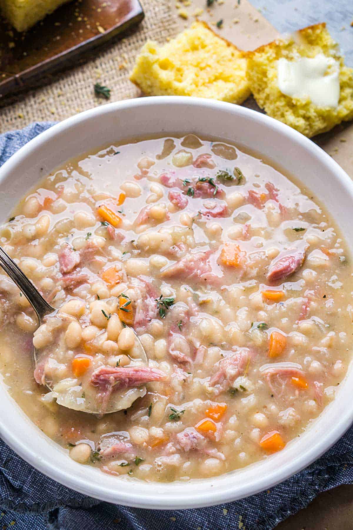 Old-Fashioned Ham and Beans Recipe