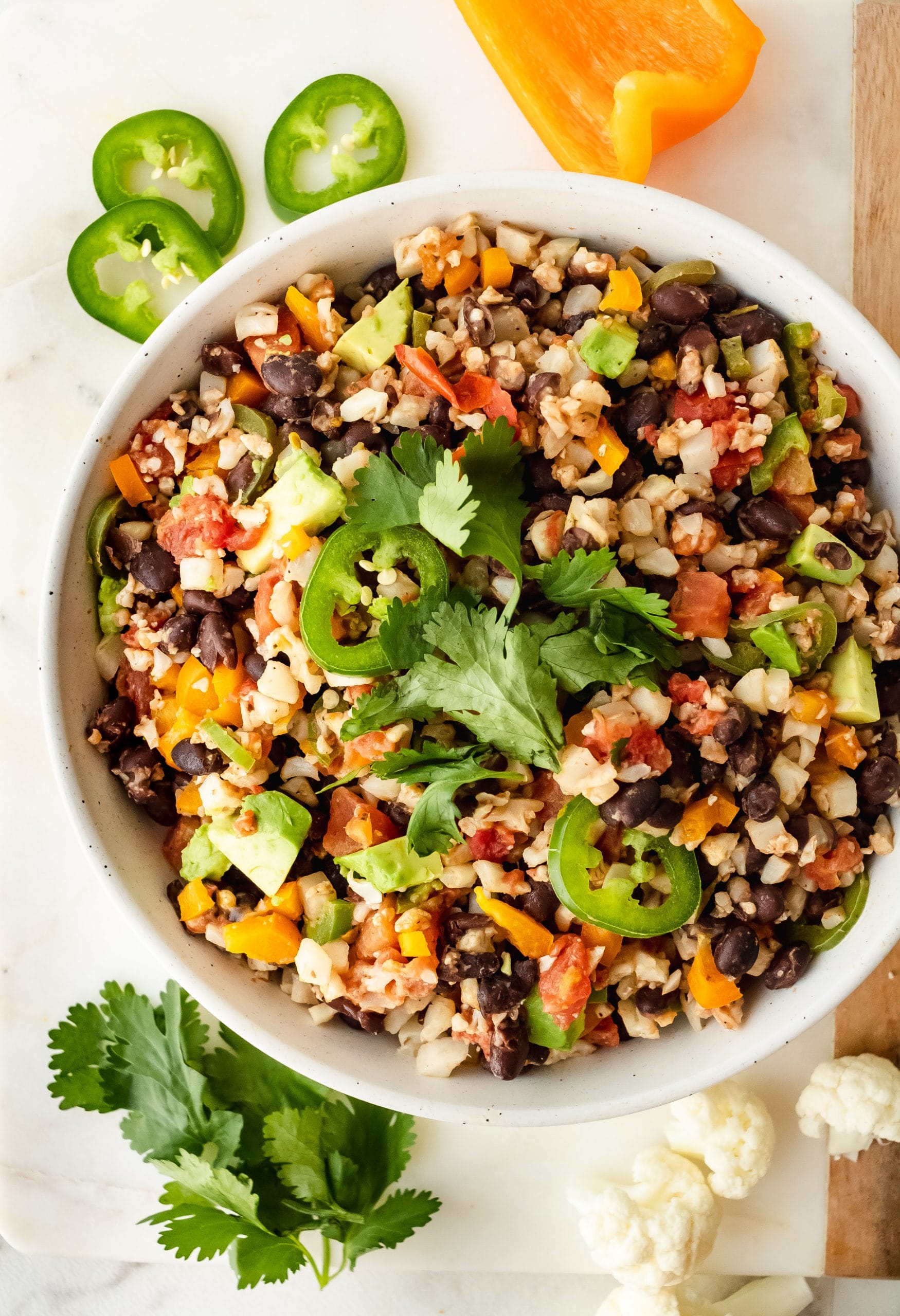 Mexican Cauliflower Rice Bowl Recipe