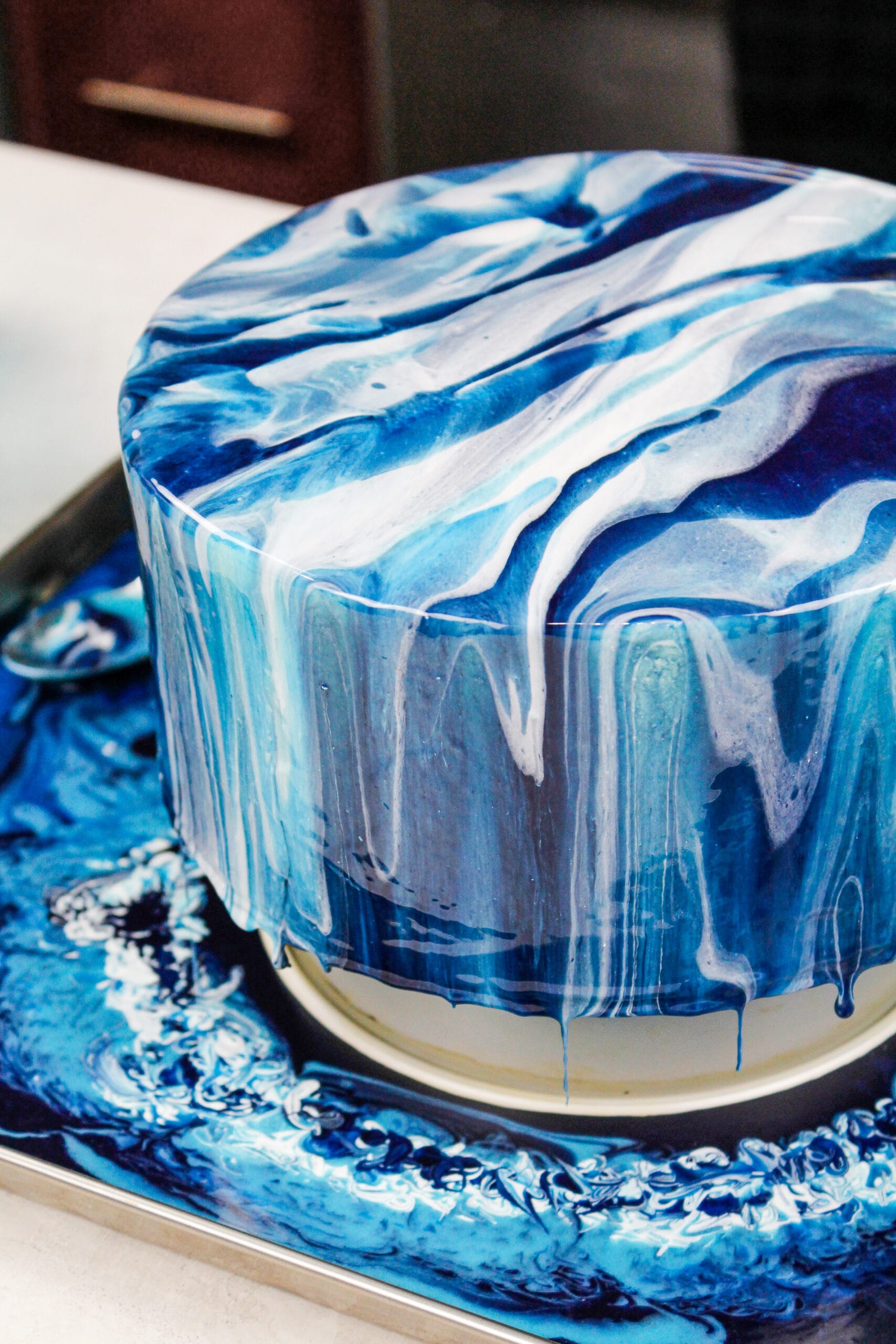Mirror Glaze Cake