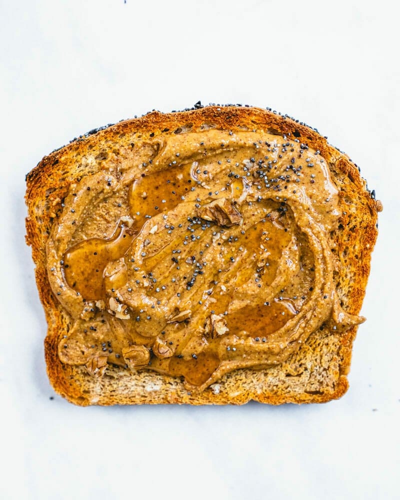 Whole Grain Toast with Almond Butter