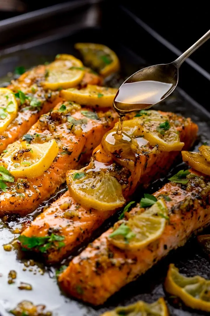 Honey Garlic Butter Salmon Recipe