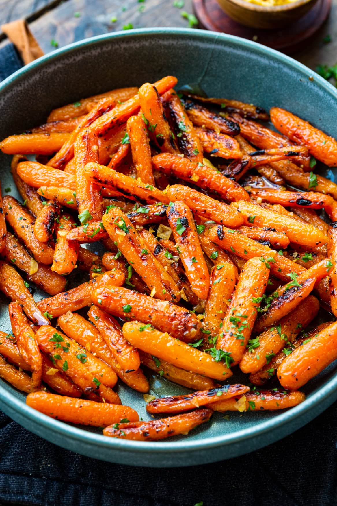 Honey Garlic Roasted Carrots Recipe
