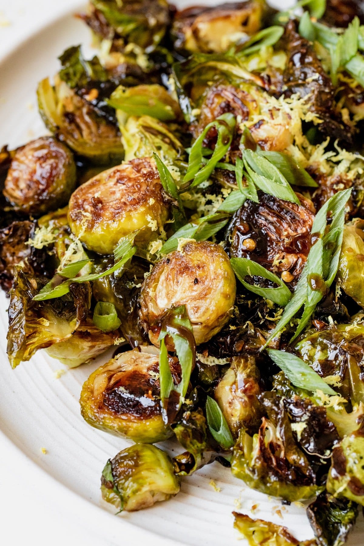 Honey Balsamic Roasted Brussels Sprouts Recipe