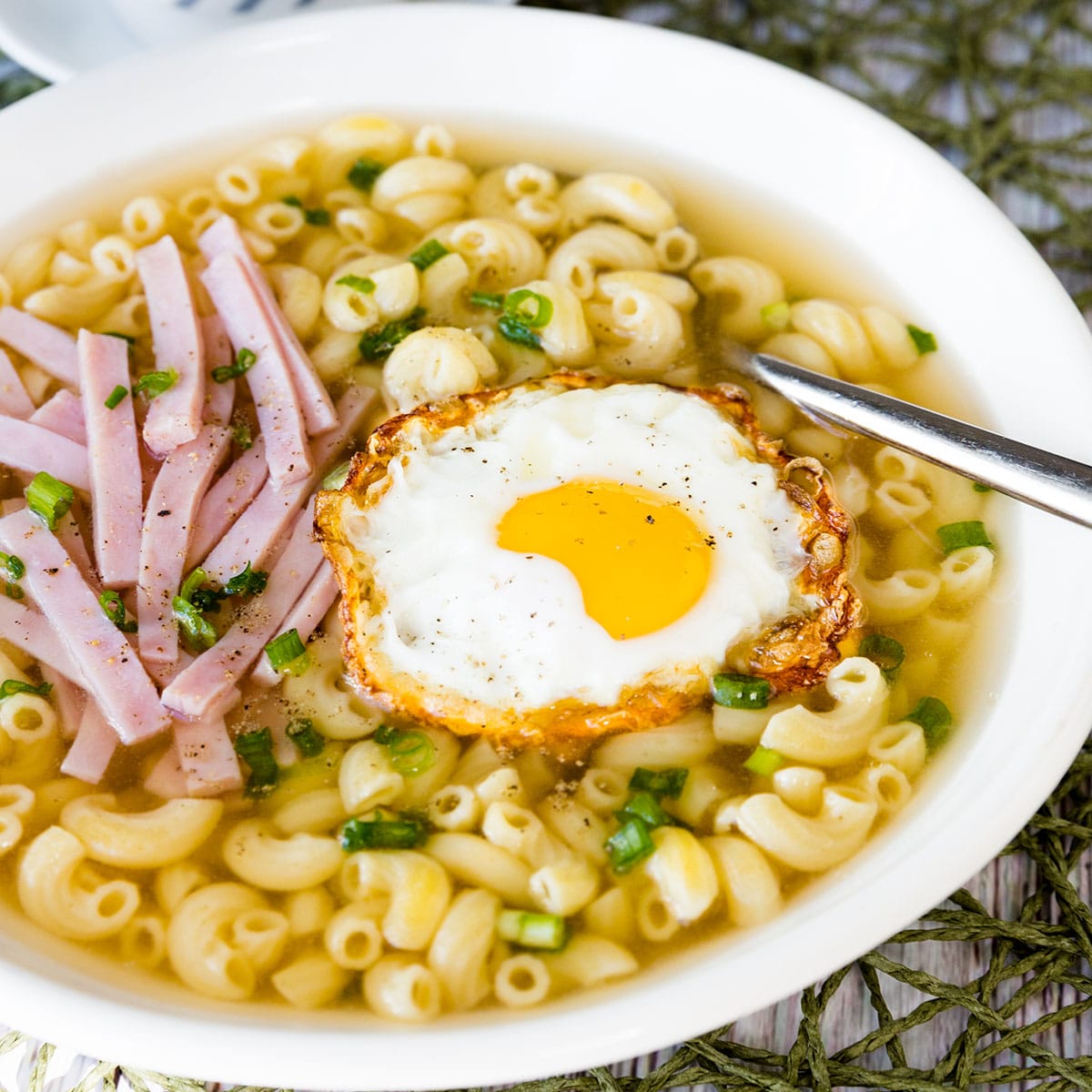 Hong Kong Macaroni Soup Recipe