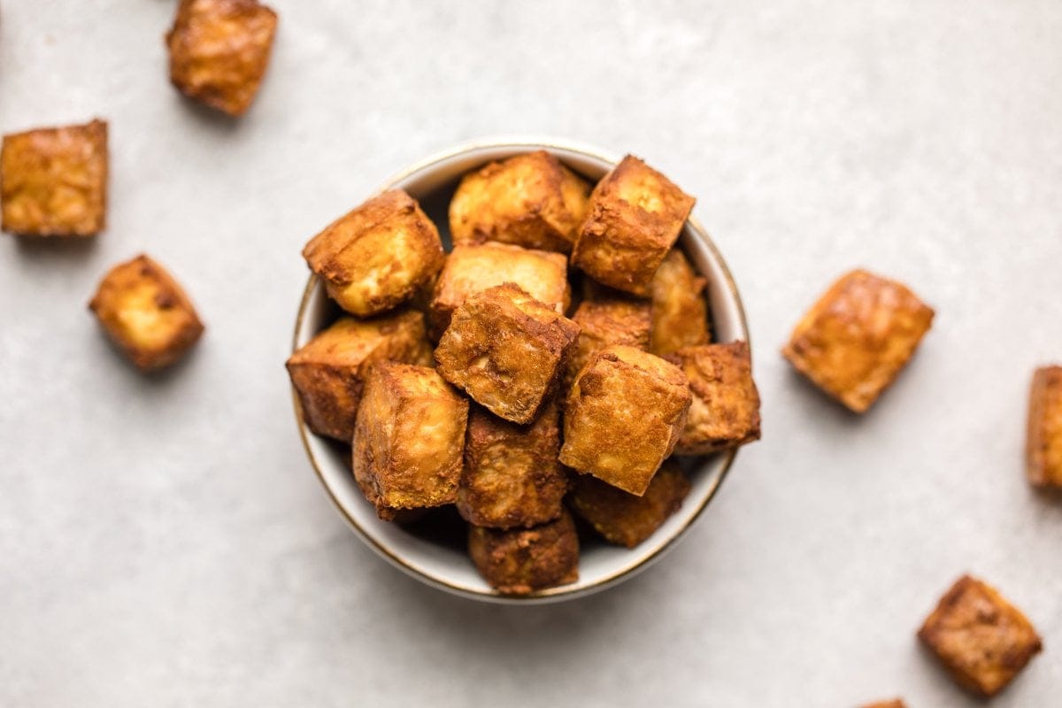 Crispy Tofu Cubes