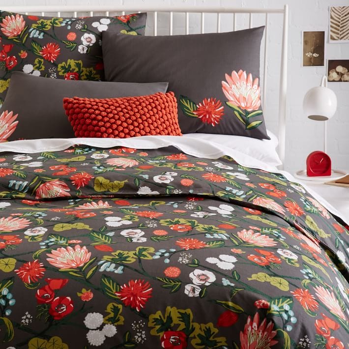 Incorporate floral bedding in your master bedroom