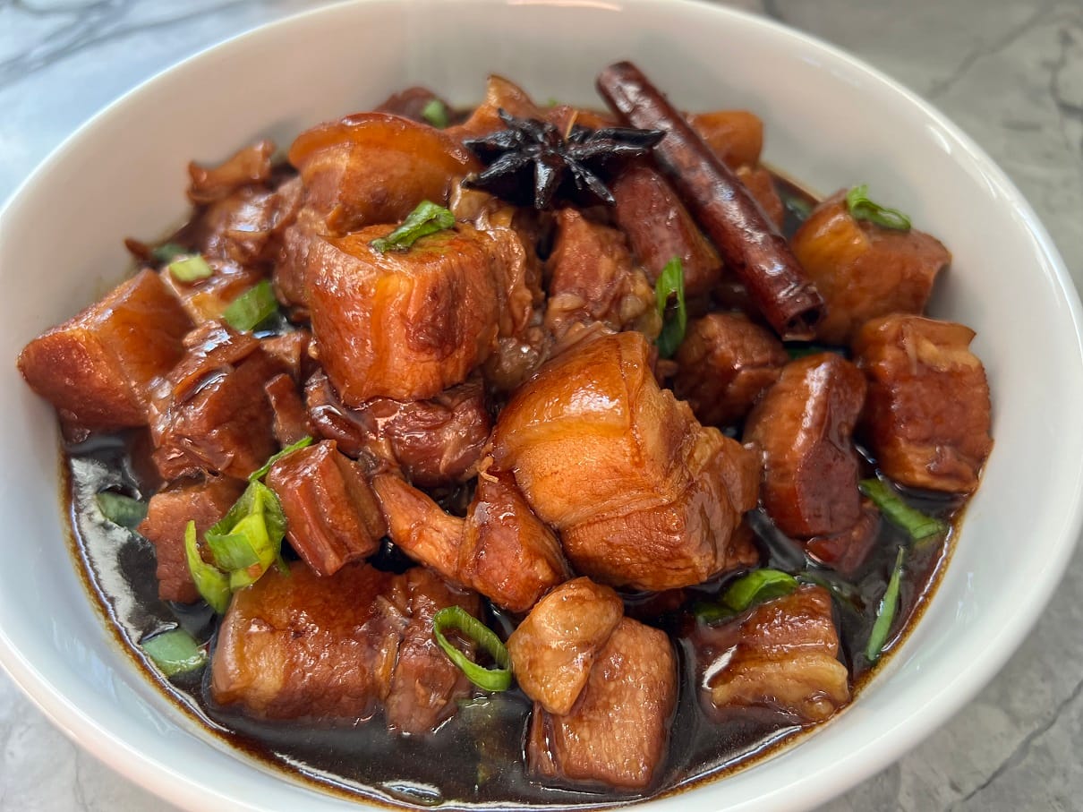 Instant Pot Chinese Red Cooked Pork Belly Recipe