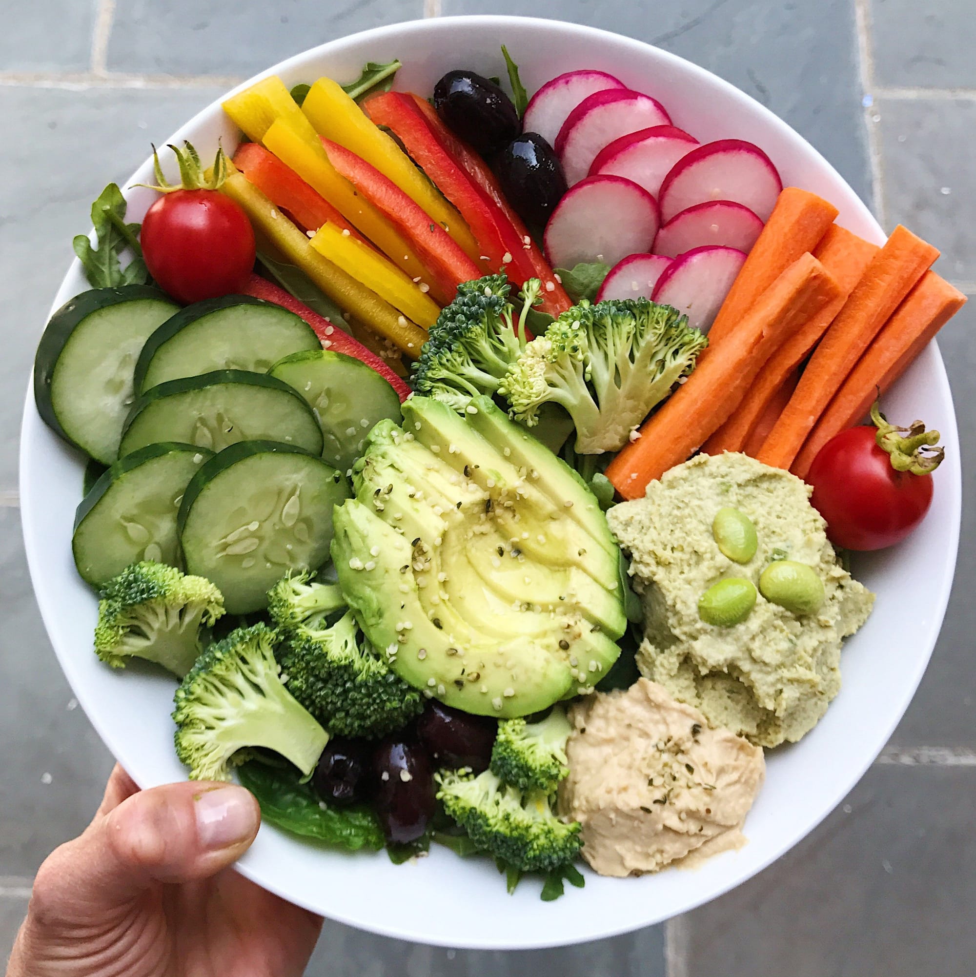 Hummus with Vegetable Crudités