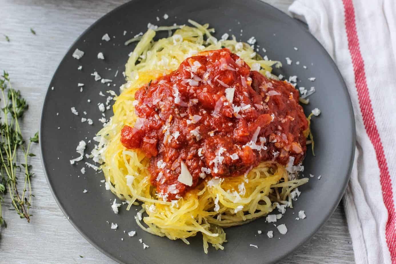 Spaghetti Squash Marinara Recipe