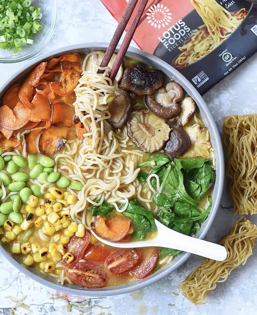 Loaded Veggie Ramen Noodles