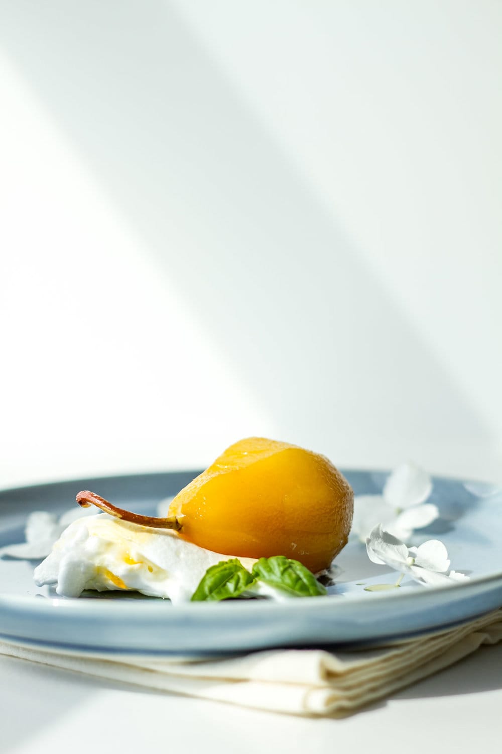 Green Tea Poached Pears Recipe