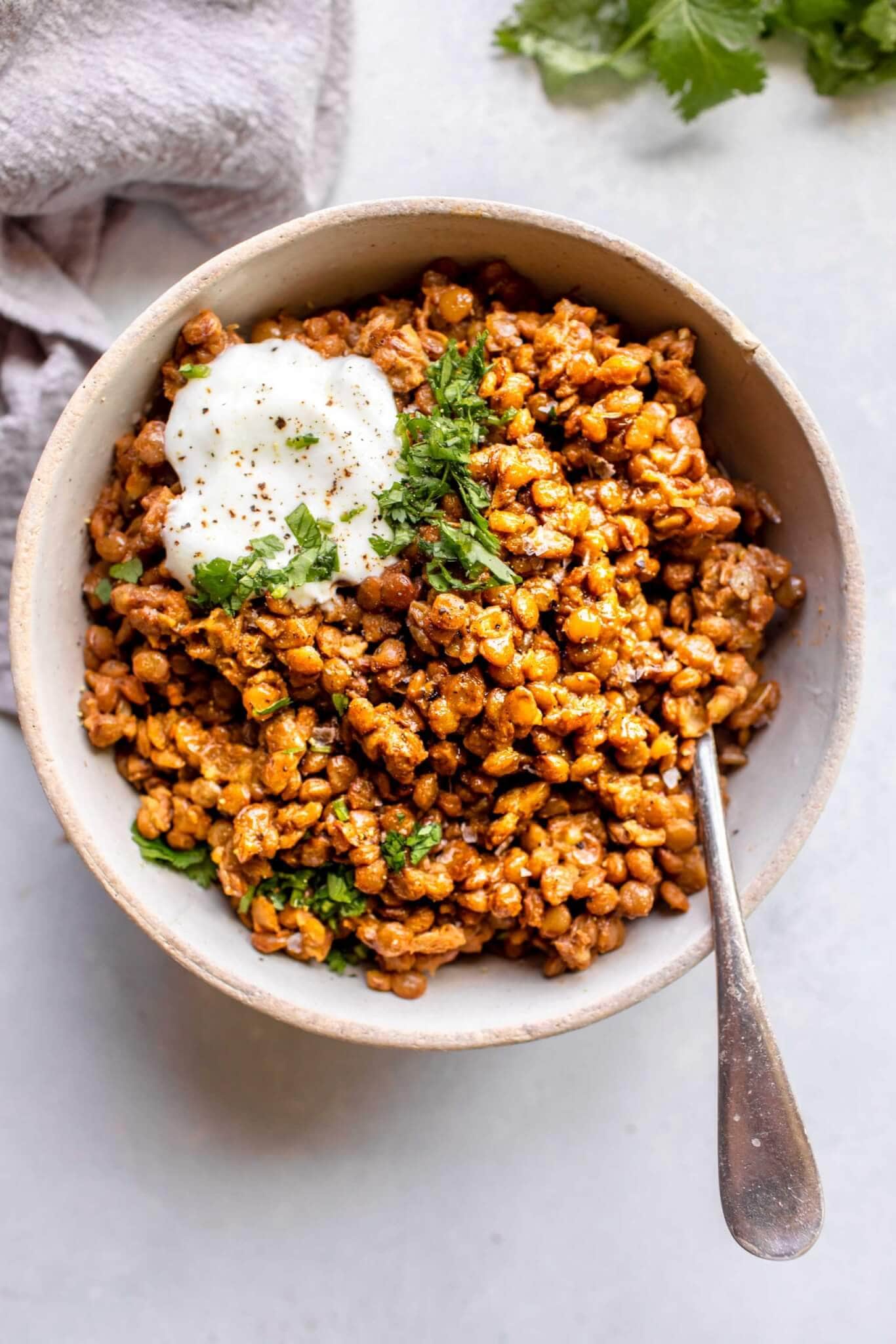 Pressure Cooker Lentils Recipe