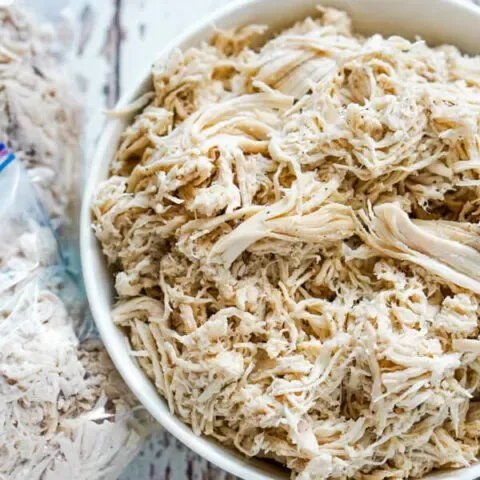 Batch Cook Shredded Chicken Recipe
