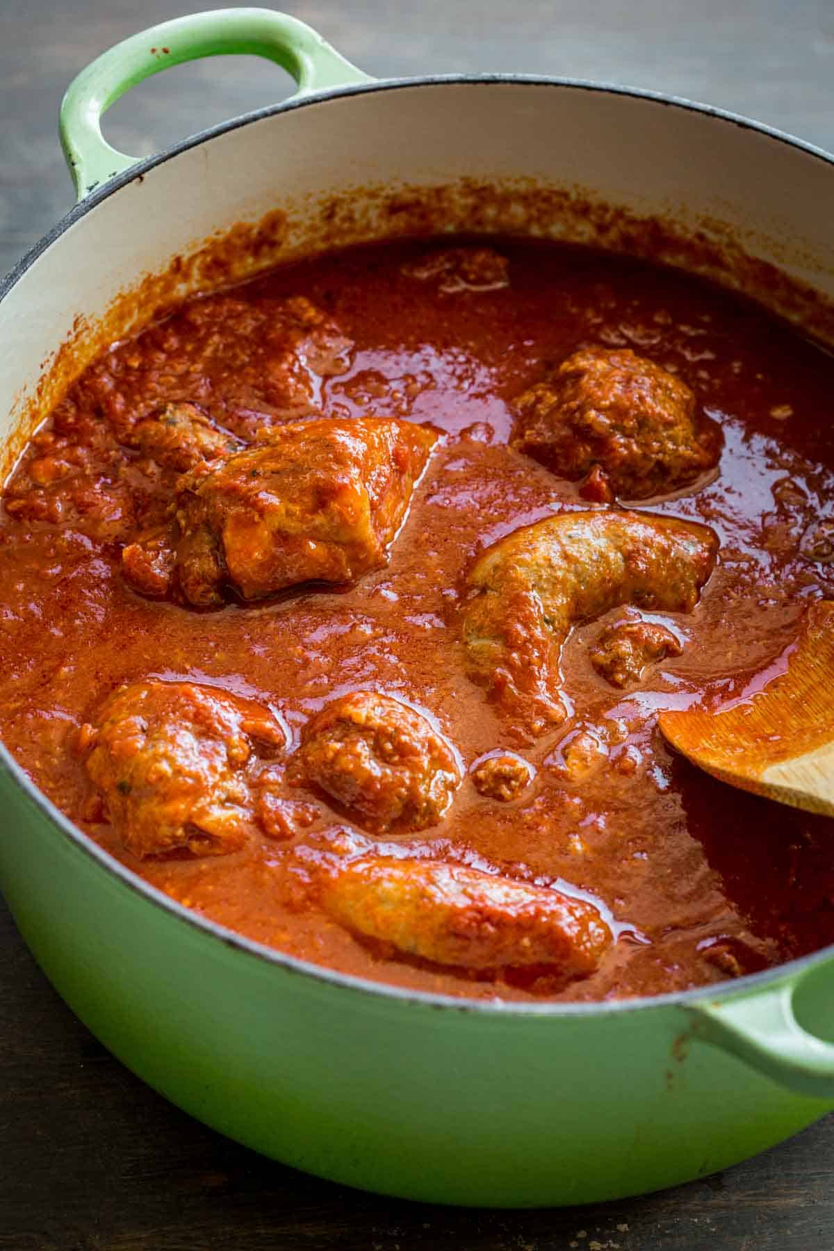 Dutch Oven Sunday Gravy Recipe