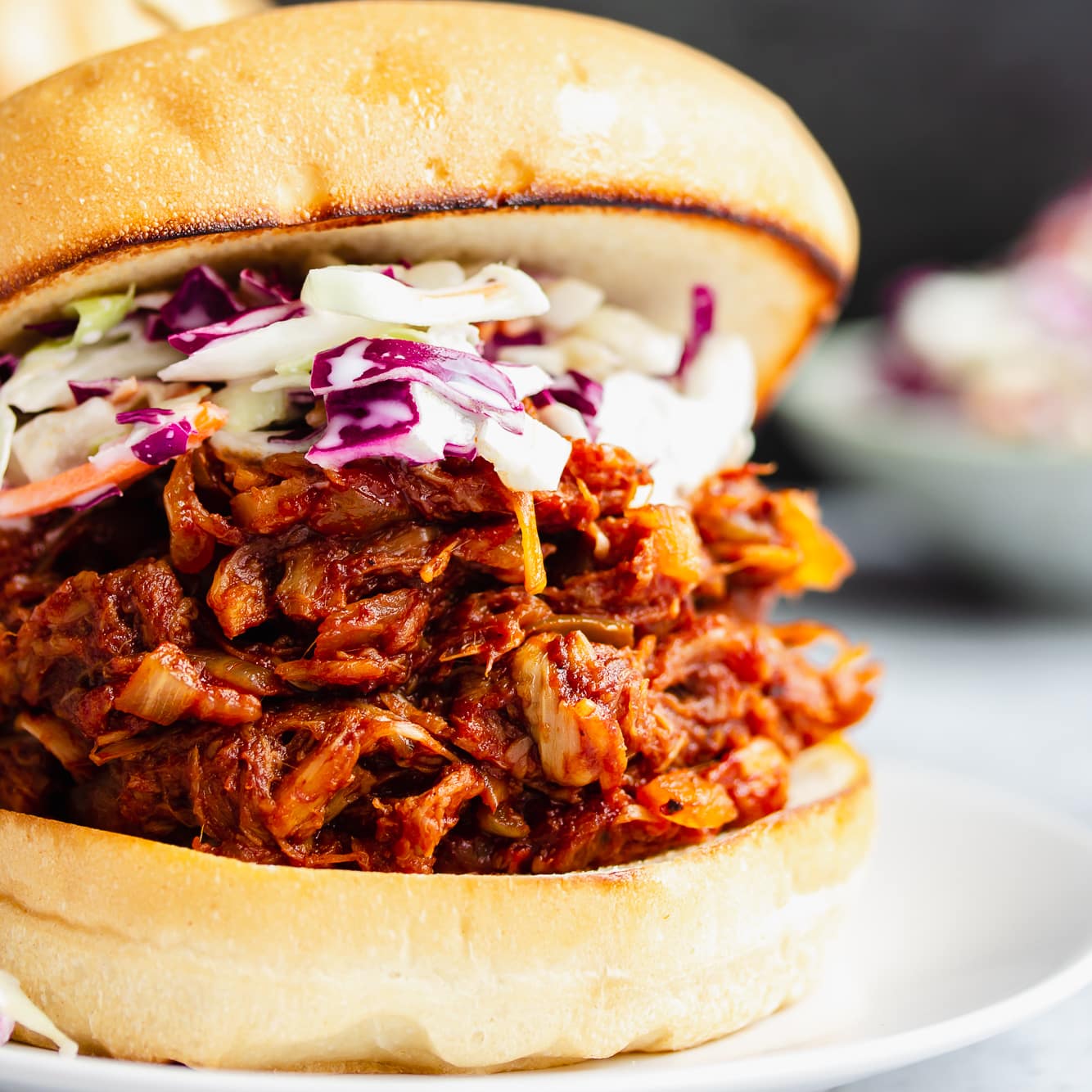 BBQ Pulled Jackfruit Sandwiches