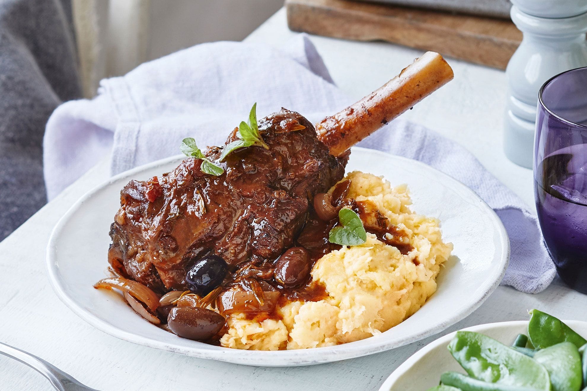 Slow Cooker Greek Lamb Shanks Recipe