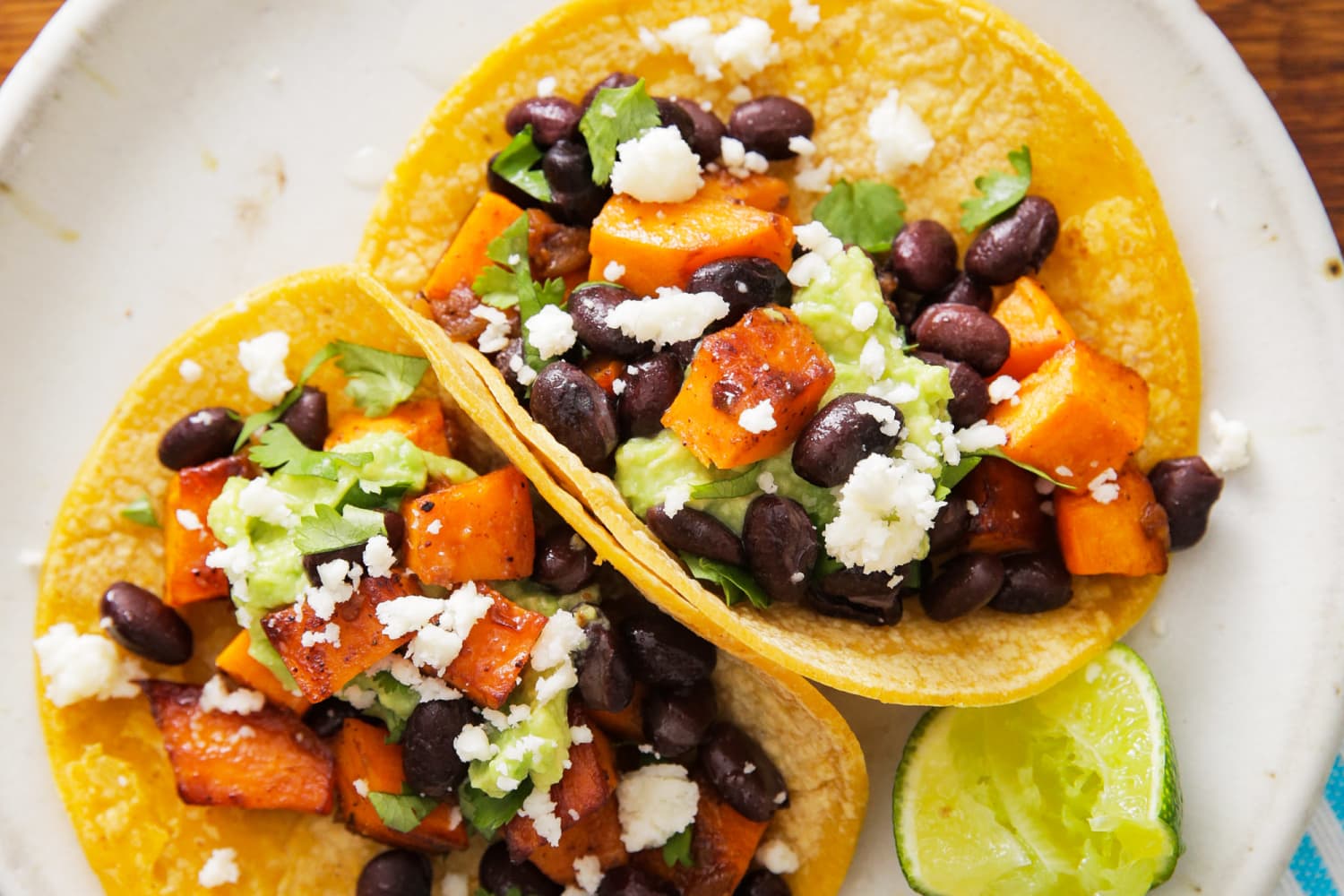 Black Bean and Sweet Potato Tacos