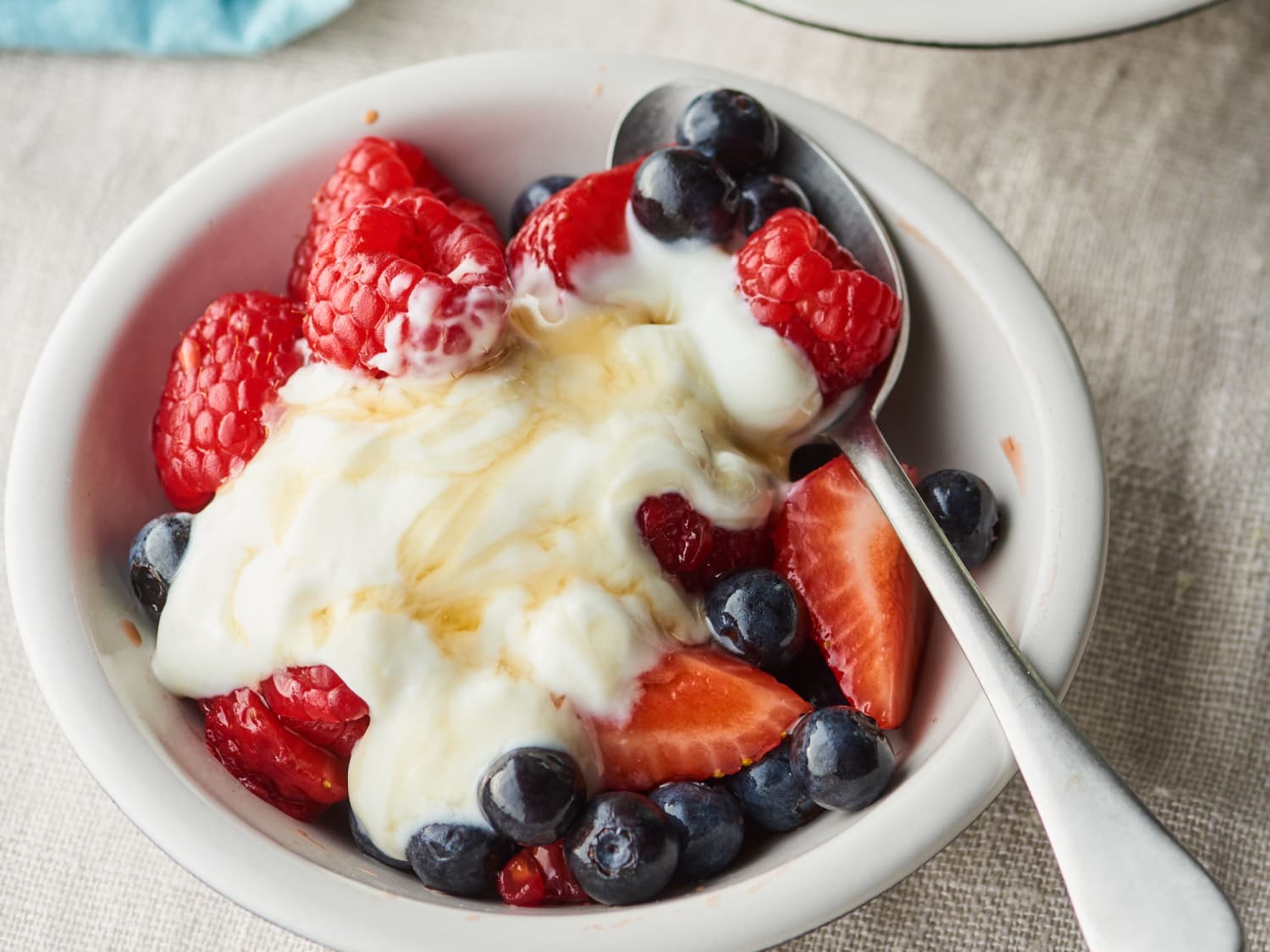 Greek Yogurt with Fresh Berries
