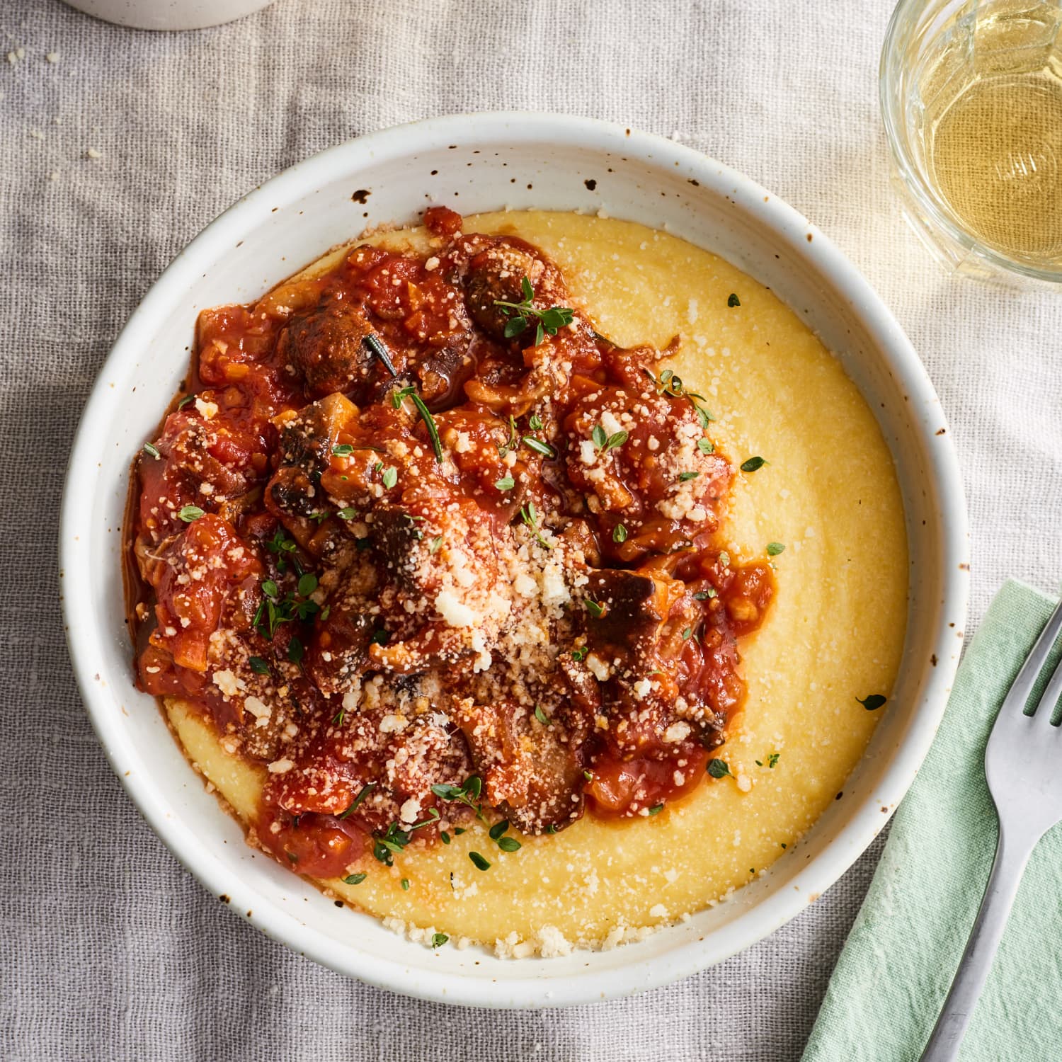 Creamy Polenta with Mushroom Ragù Recipe