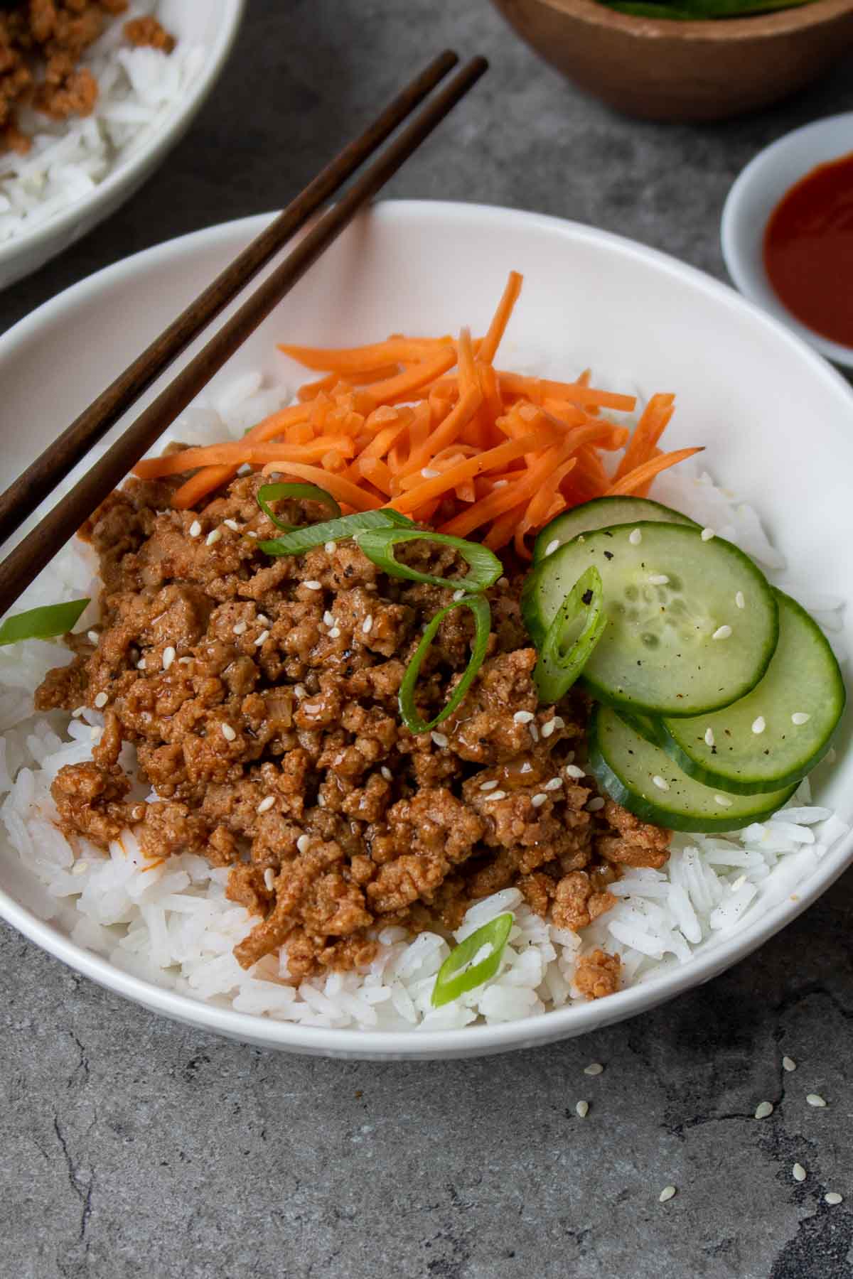 Korean Ground Turkey Bowl Recipe