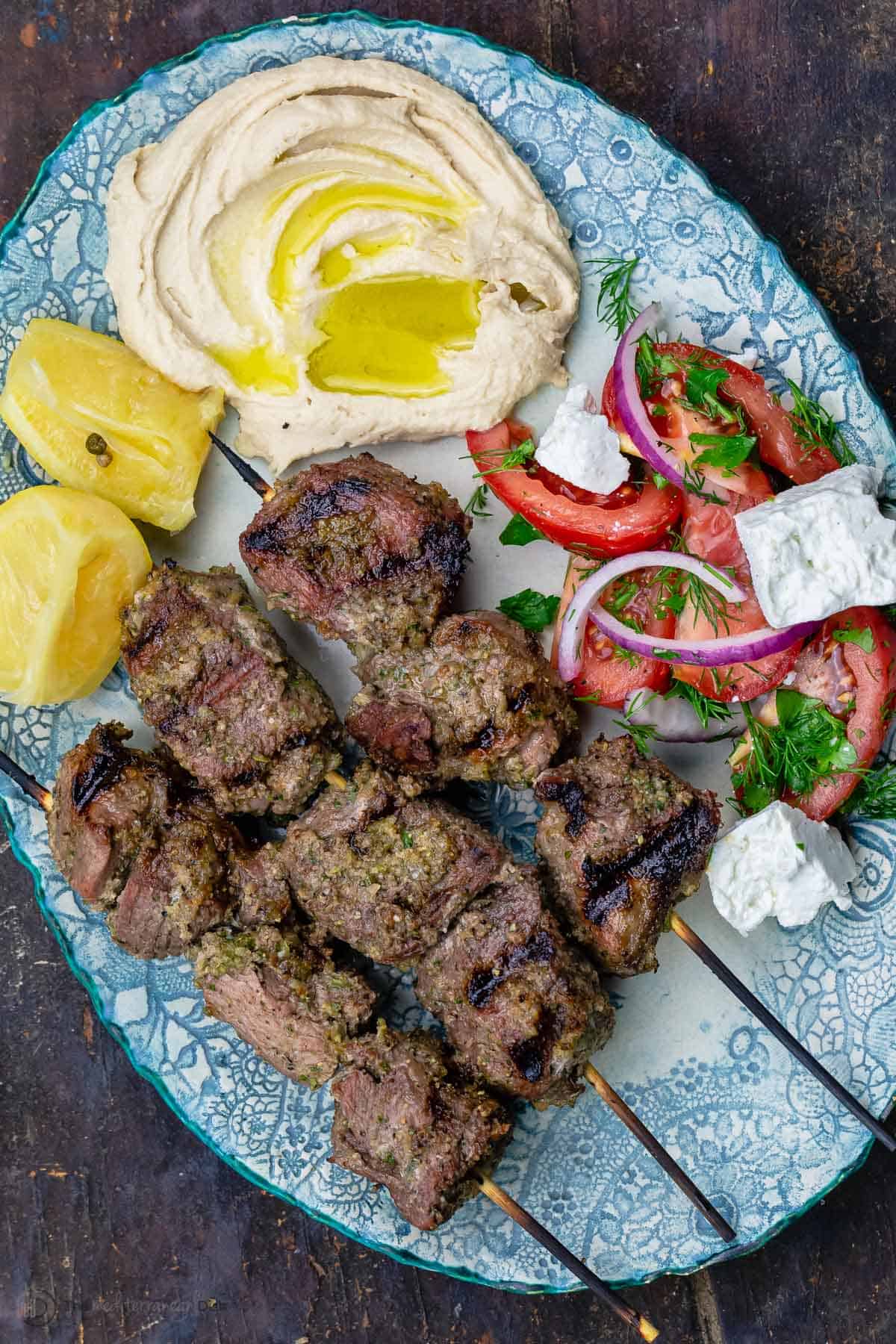 Lamb Kebab Platter Recipe