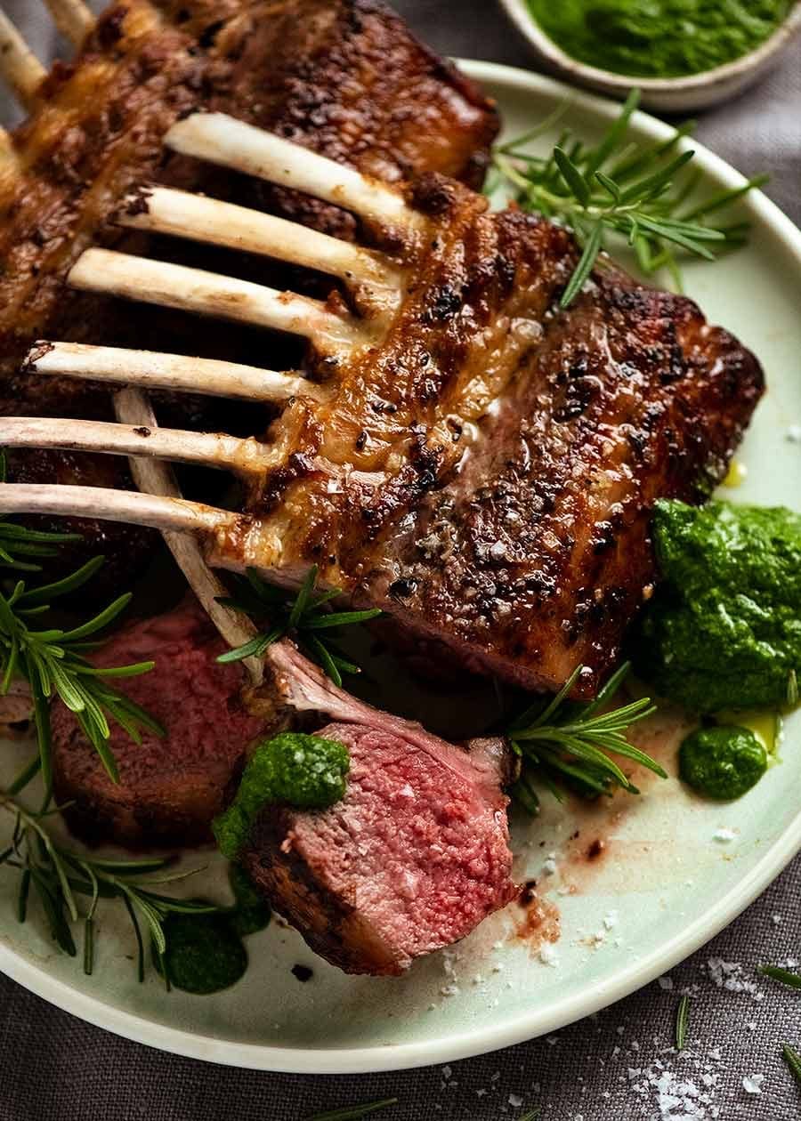Roasted Rack of Lamb with Rosemary Recipe