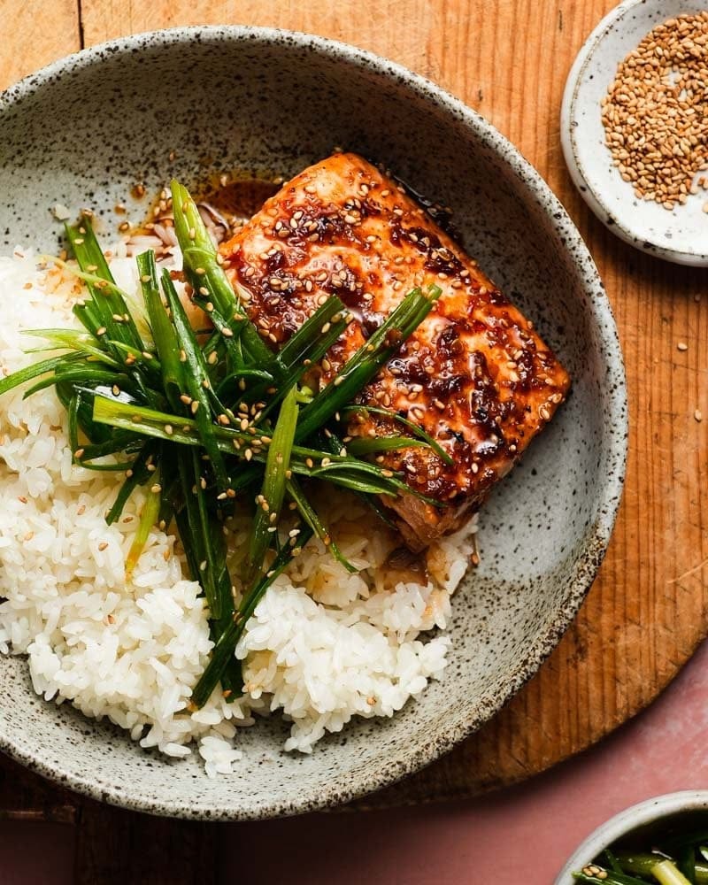Grilled Salmon with Honey-Ginger Glaze Recipe