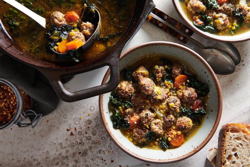 Dutch Oven Italian Wedding Soup Recipe