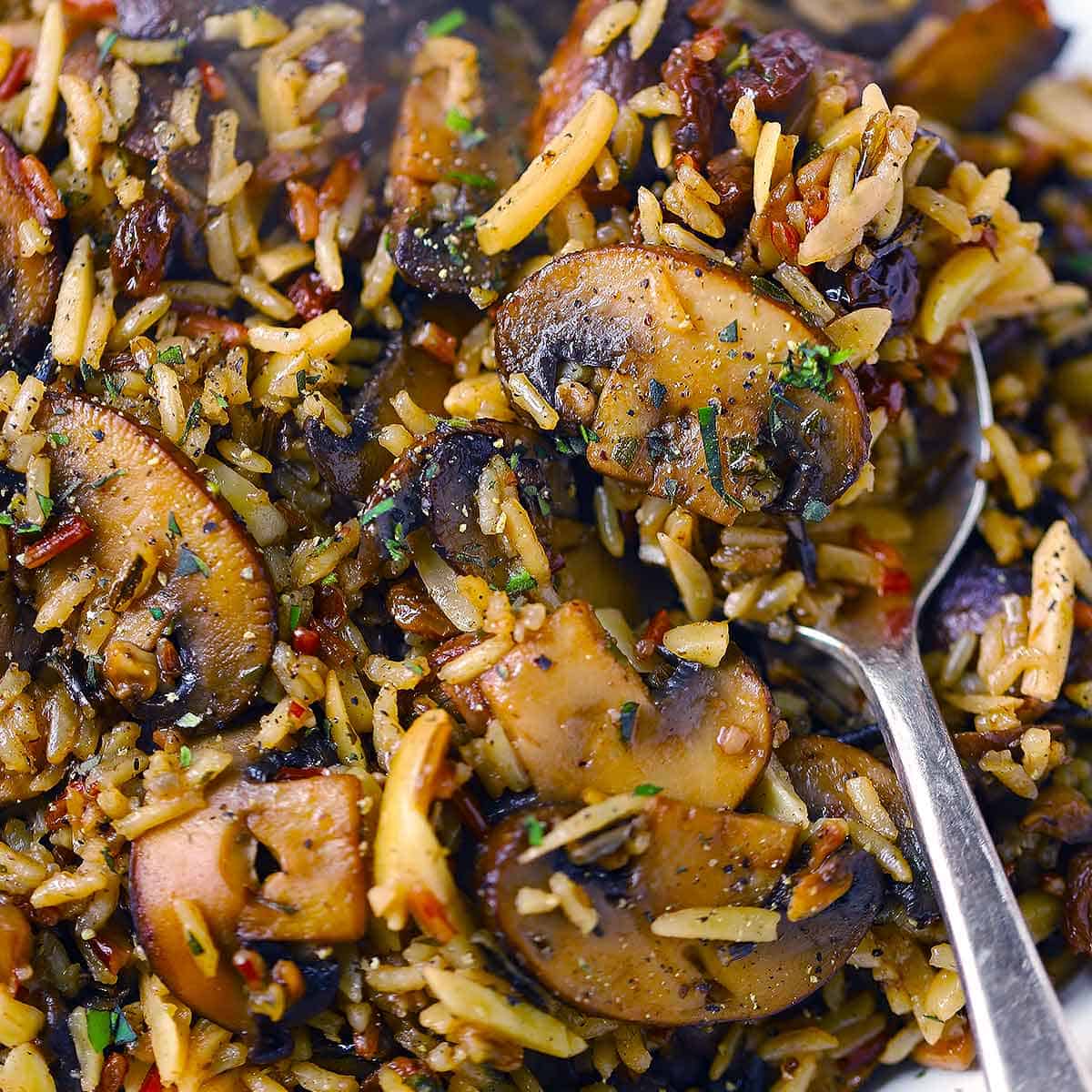 Wild Rice and Mushroom Pilaf Recipe